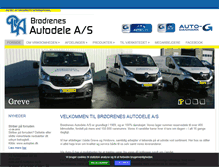 Tablet Screenshot of brdr-autodele.dk